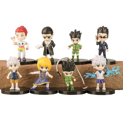 8 ks Hunter x Hunter GON FREECSS Anime figurka Killua Zoldyck Akční figurka Kurapika Figurka Model pro sběratele Dospělí Panenka Hračky