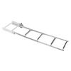 4‑Step Deck Ladder Folding Telescopic Boat Stair Pedal 304 Stainless Steel W Retaining Rope