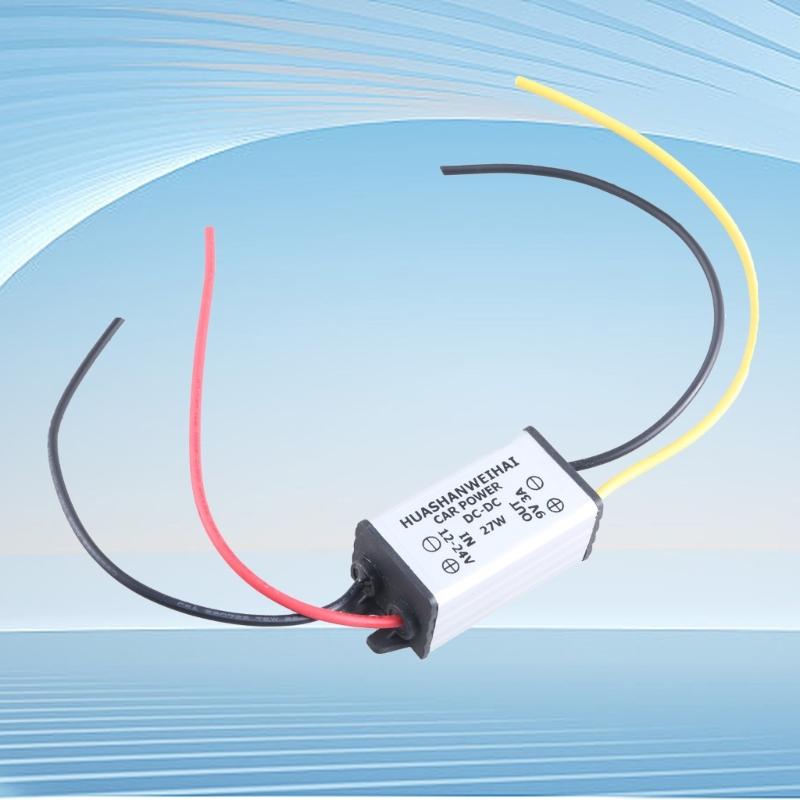 Waterproof Buckk Converters 12~24V to 1/2/6/7/8/9V 3A Powers Supply Converters Module for Car LED Dispaly, Motor