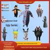 Halloween & Christmas Inflatable Evil Clown Costume - Quirky and Funny Doll Prop Suit