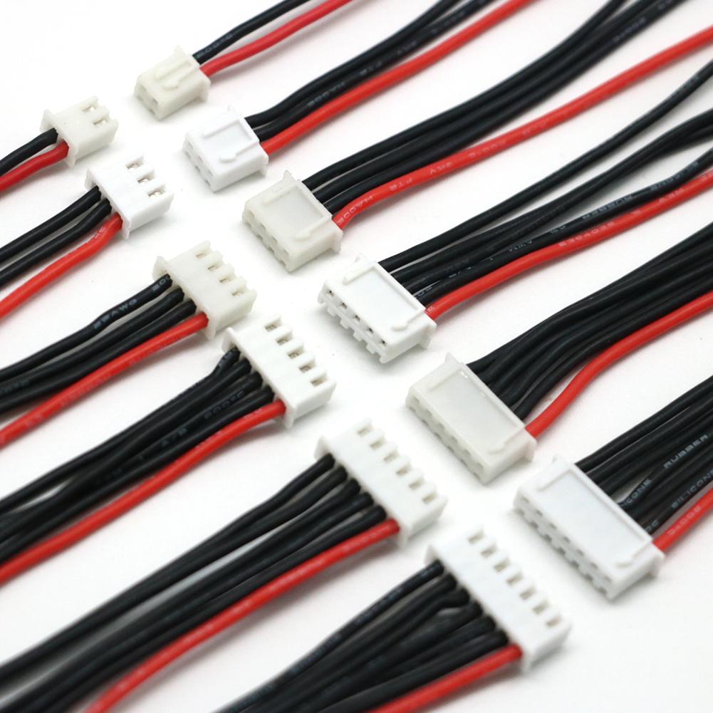 5pcs/lot 1S 2S 3S 4S 5S 6S Lipo Battery Balance Charger Cable IMAX B6 Connector Plug Wire