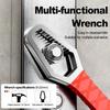 Folding Design Sheep Horn Hammer Sheep Horn Connected Wrench Pry Bar Nail Lifting  Pry Bar