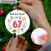 Humor God Did It First 67 Religious Acrylic Ornament Bible Verse Hanging Decor Gift for Christians Friends Family