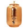 Copper Water Dispenser Container Pot, Storage & Kitchenware, Health Benefits, 12 Ltr.