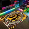 JCB Design Crystal Velvet Carpet Cozy Non?Slip Printed Rug For Bedroom Living Room Entrance