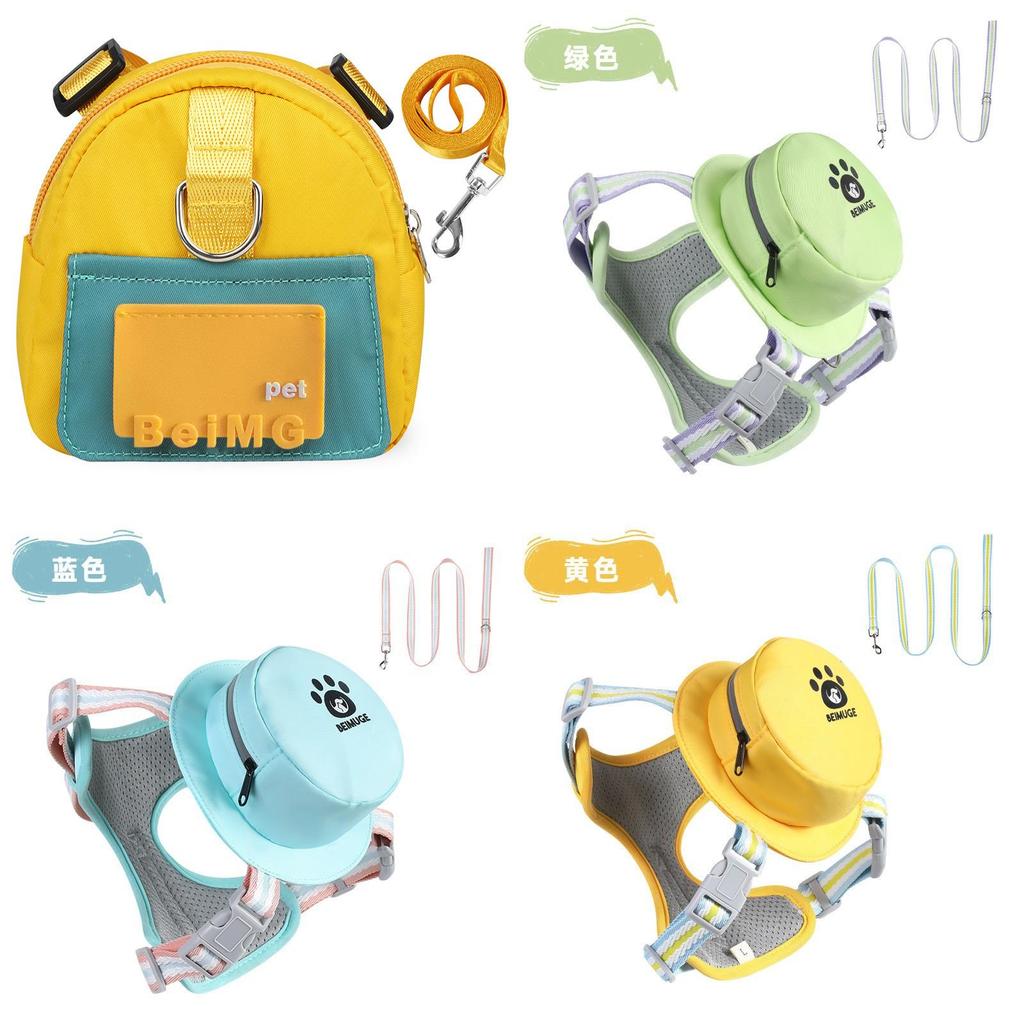 Zaino Cane Cartone Animato Con Guinzaglio Per Viaggi All'aperto Animali Domestici E Accessori Per Animali Domestici