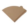100pcs Coffee Filters Soft Texture Wood Pulp Coffee Filter Paper Cone for Drip Coffee Maker
