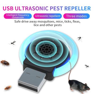 Dispositivo portatile a ultrasuoni USB repellente per zanzare e insetti
