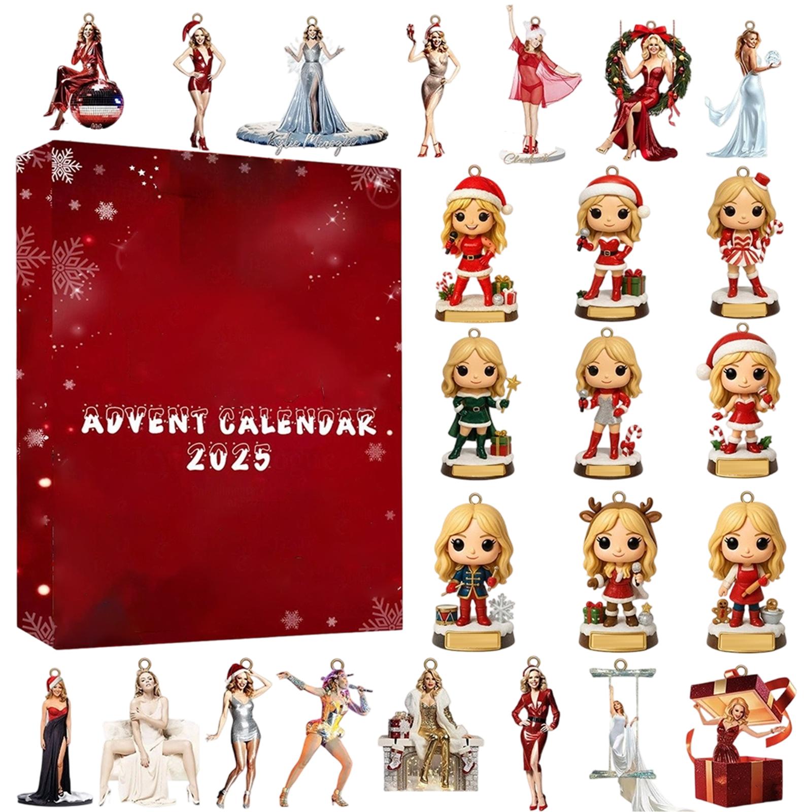 

2D Plane+airplane Box +24PC+ Fitness Decoration Advent Christmas Countdown Box Calendar One Size