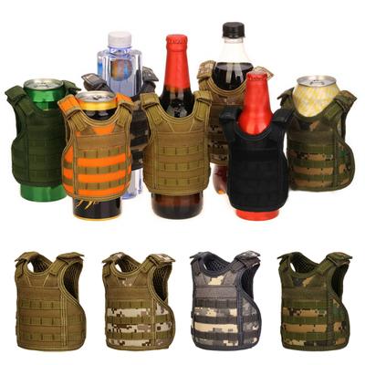 Outdoor Camo Taktische Militär Mini Weste Bier Getränke Wasser Flasche Becherhalter