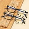 Ultralight Business Titanium Alloy Reading Glasses Men Anti Blue Light Presbyopia Eyewear High Quality Eyeglasses with Diopter