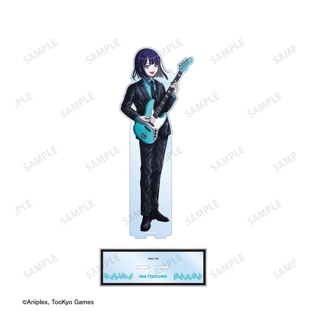 HUNDRED LINE Final Defense Academy Original Illustration Tsukumo Imama Rock Band Ver. Extra Large Acrylic Stand
