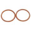 44.4X52.3X4mm 4PCS Exhaust Pipe Gasket For Honda VTR1000 Super Hawk 1998-2005 VT700C 1984-1985 CRF1000 2016 2018-2019