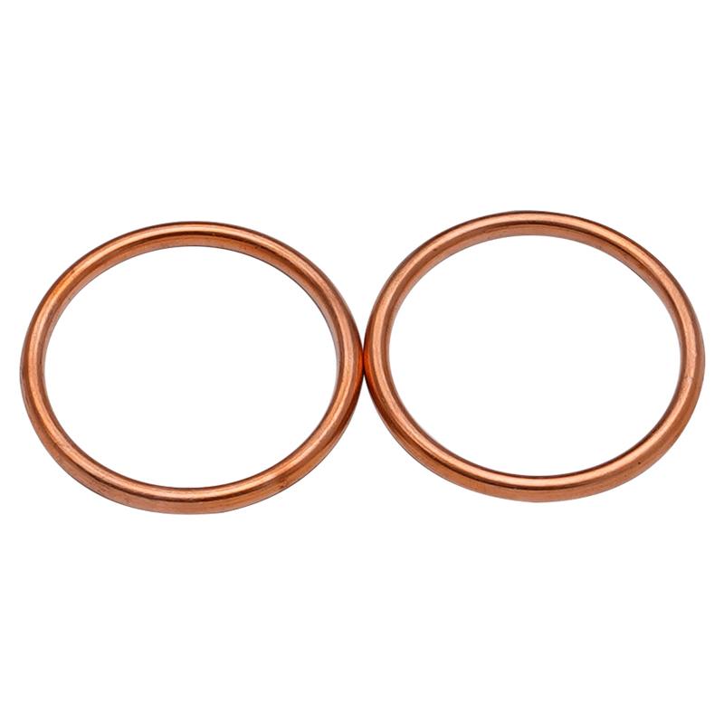 44.4X52.3X4mm 4PCS Exhaust Pipe Gasket For Honda VTR1000 Super Hawk 1998-2005 VT700C 1984-1985 CRF1000 2016 2018-2019