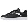 Synthetic Leather Comfortable Slip Resistant Abrasion Resistant Low Top Skateboard Shoes Men's Black 912028003-1