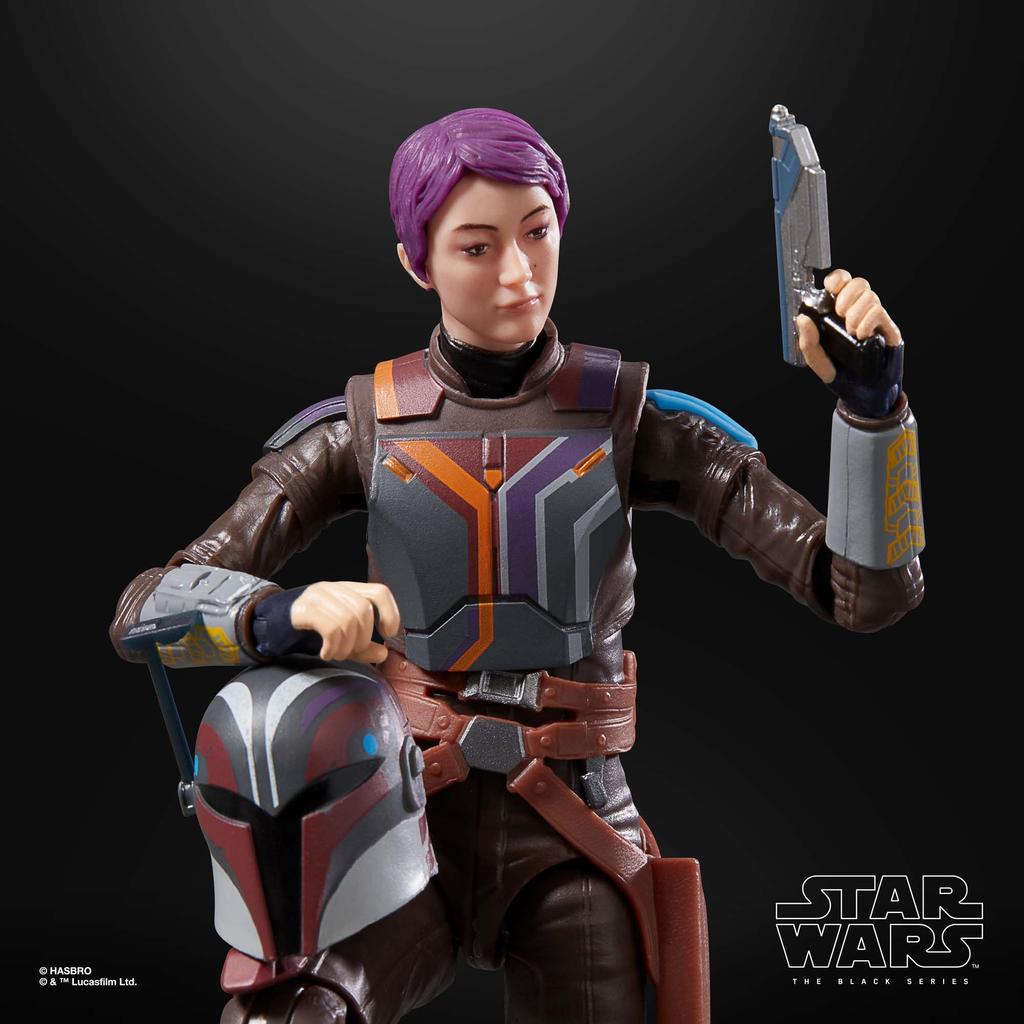 Star Wars Black Series Sabine Star Ahsoka 6 Inch Action Figure Wren, Wars