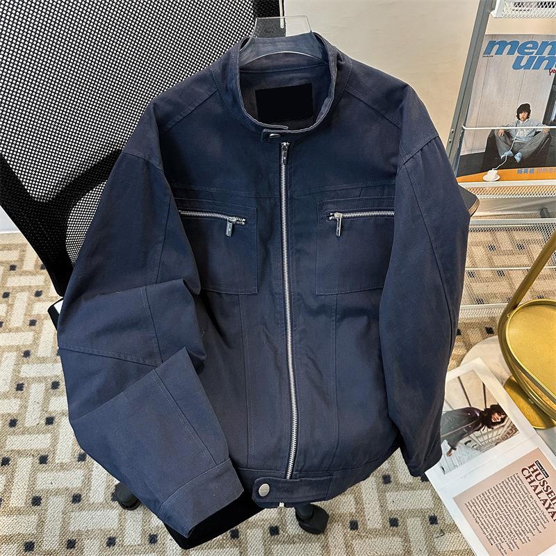 

Мужская весенне-осенняя американская уличная хулиганская куртка карго, мужская повседневная модная молодежная куртка с воротником-стойкой 3XL