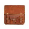 1 Side Pouch Motorcycle Side Brown Leather Pouch Saddlebags Saddle Panniers Bag