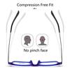 Ultralight Anti Blue Light Reading Glasses Photochromic Titanium Alloy Frame for Men Women Outdoor Optical