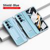 Premium Leather Case Galaxy Z Fold 7 / 6 8 With Pen Slot Full Coverage Shockproof Protection Hidden