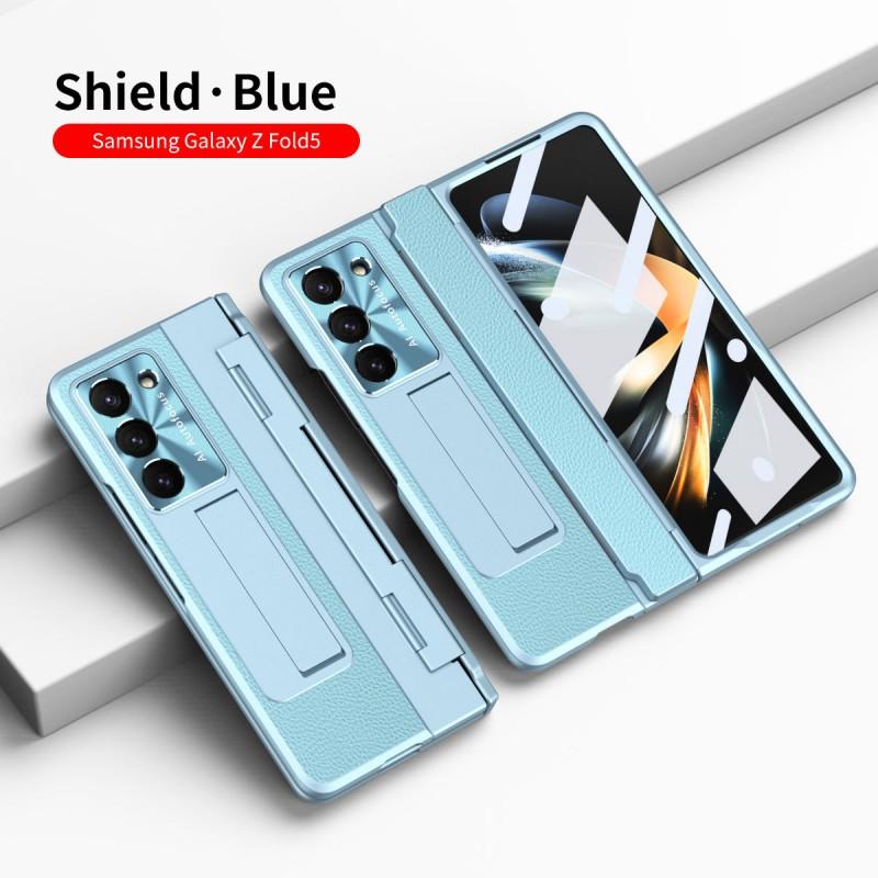 Premium Leather Case Galaxy Z Fold 7 / 6 8 With Pen Slot Full Coverage Shockproof Protection Hidden