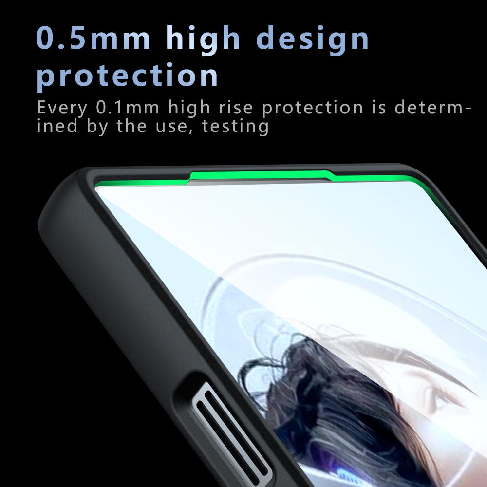 Case For ZTE Nubia RedMagic 11 Pro Plus Magnetic Wireless Charging Soft TPU Frame Hard Plastic Translucent Matte Phone Cover