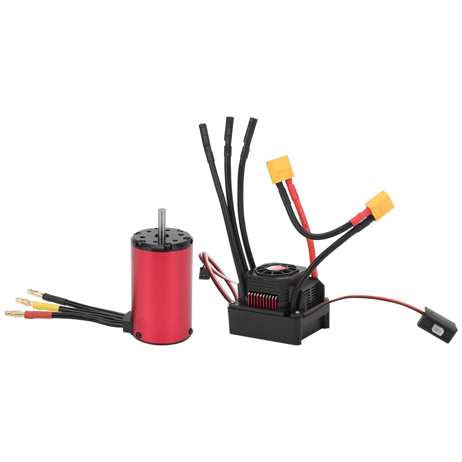 

Безщітковий двигун SURPASSHOBBY 4068 RC 2050KV+120A Водонепроникний роз’єм ESC XT60 для 18 автомобілів RC