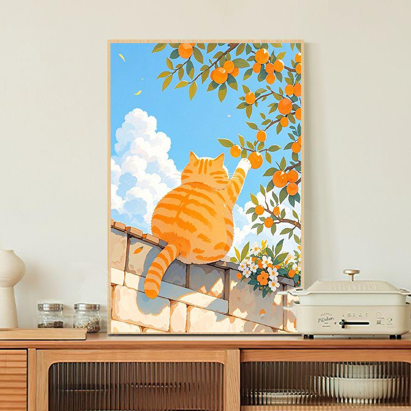 2025 Lucky Prosperity DIY Digital Oil Painting: Cute, Handmade Coloring Experience