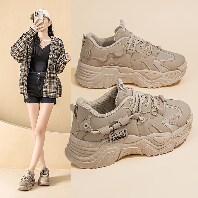 New Dad Shoes Versatile Sports Shoes Women's Casual Thick-soled Height-increasing Shoes and Women's Shoes