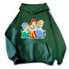 Abbigliamento Sportivo Casual Felpa con Cappuccio da Donna Costume di Halloween Scoiattolo Pullover da Donna Tendenza
