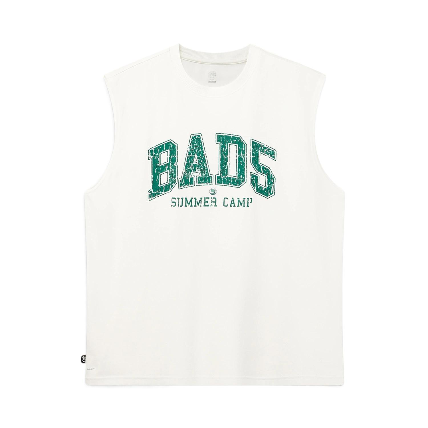 Li-Ning Badfive Quick-Dry Sleeveless Round Neck Pullover Vest Men tops AVSW093-2 M