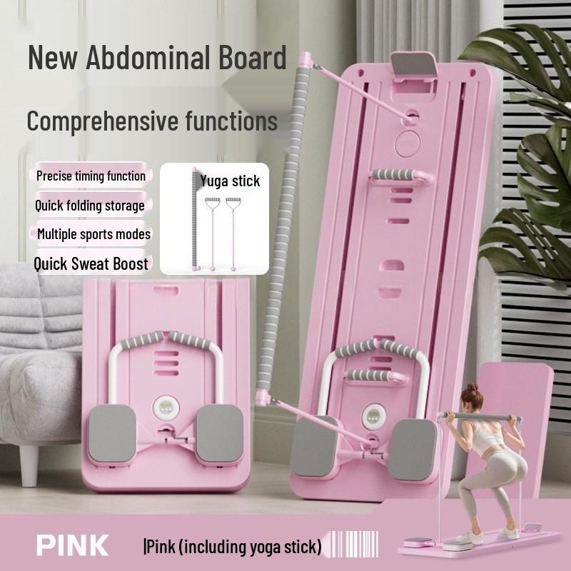 Foldable 4-in-1 Fitness Board for Abdominal, Chest, and Plank Training