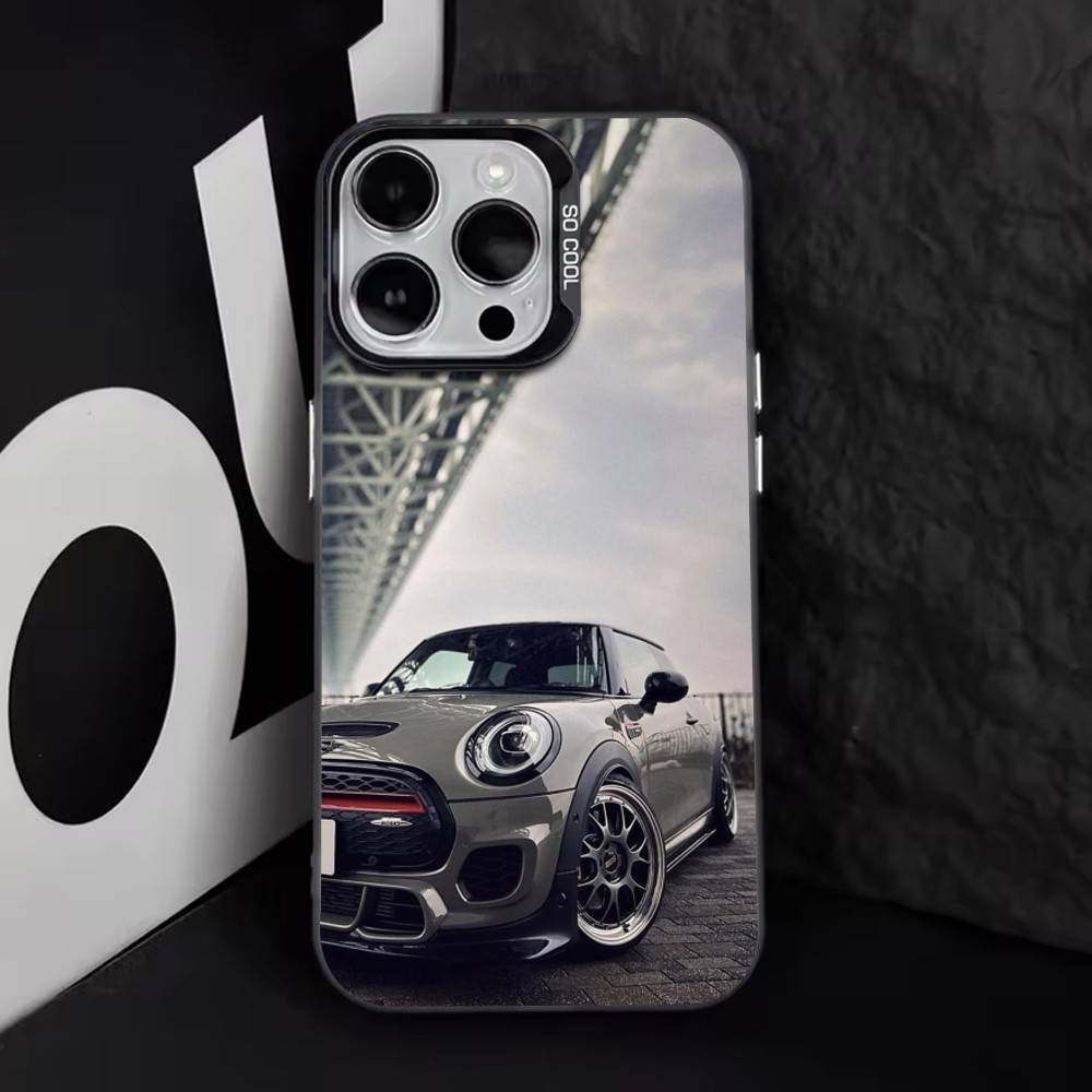 Cooper   Phone Case For iPhone 17,16,15,14,13,12,11 Plus,Pro Max,XS,Colorful Silver Black Cover