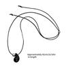 Fashionable Teardrop Necklace Craft from Sturdy Alloy Accessory for Everyday Wear and Special Occasions Daily Use