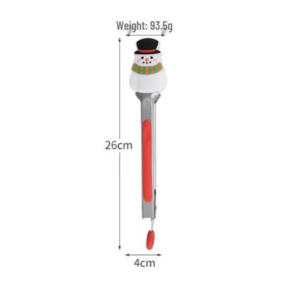 Christmas Snowman Silicone Food Tongs Set