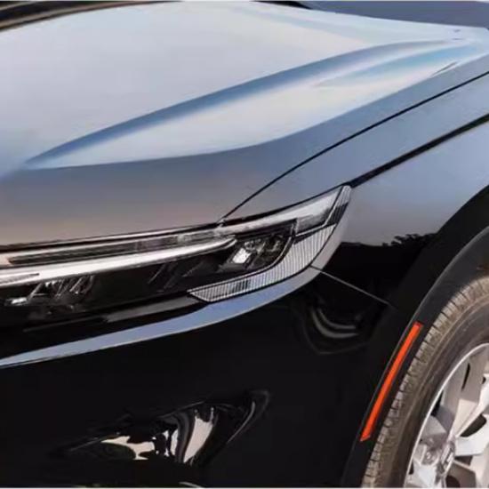 Carbon fiber Headlight Light Lamp Cover Trim 2pcs For Honda CRV CR-V -2025