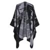 Women's Fashion Jacquard Imitation Cashmere Shawl - Thickened, Warm, Large Cape Scarf