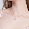 Moon Butterfly Necklace Summer Collarbone Chain With Star Sparkling Zircon Simple And Elegant Minimalist Luxury Unique Gift For Girlfriend