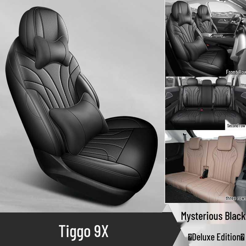 Chery Tiggo 9 & 9x Sitzbezüge: Vollumrandung, Ganzjahres, Fünfsitzer-Kissen