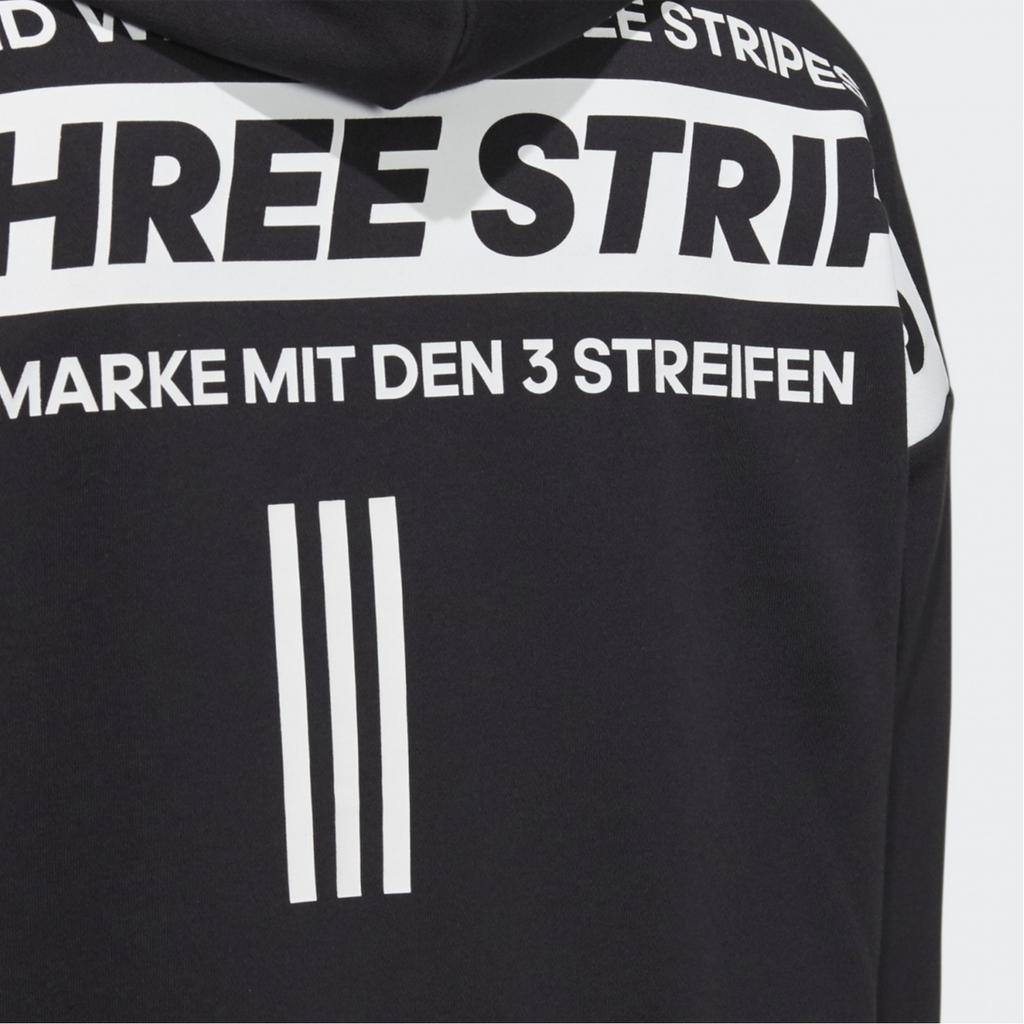 Adidas Sports Zip-Up Hoodie Jacket Men Tops Black HD0079