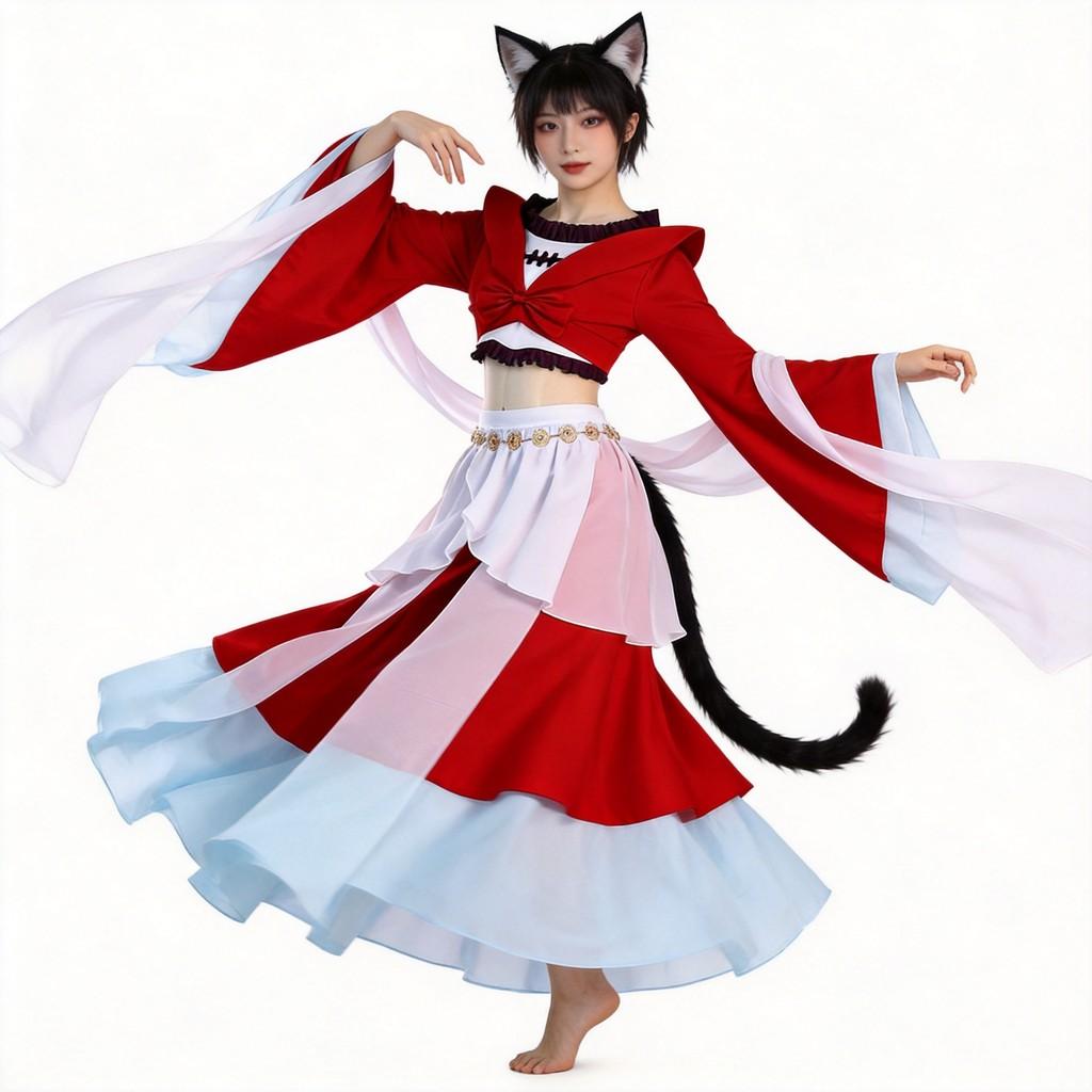 The Whisper Of The Pharmacist Girl Cosplay Costume For Girls With Accessories And Sweet Style For Summer