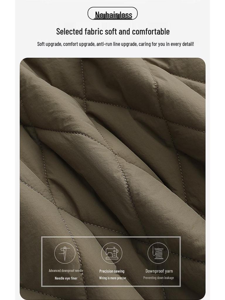 Men's Thickened Flannel-Lined Cotton Jacket - Autumn/Winter, Loose Fit, Plus Size, Warm Base Layer Outerwear