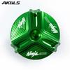 For Kawasaki Ninja400 ninja 400 2018  motorcycle engine oil filler cap fuel tank bolt cover protection accessories
