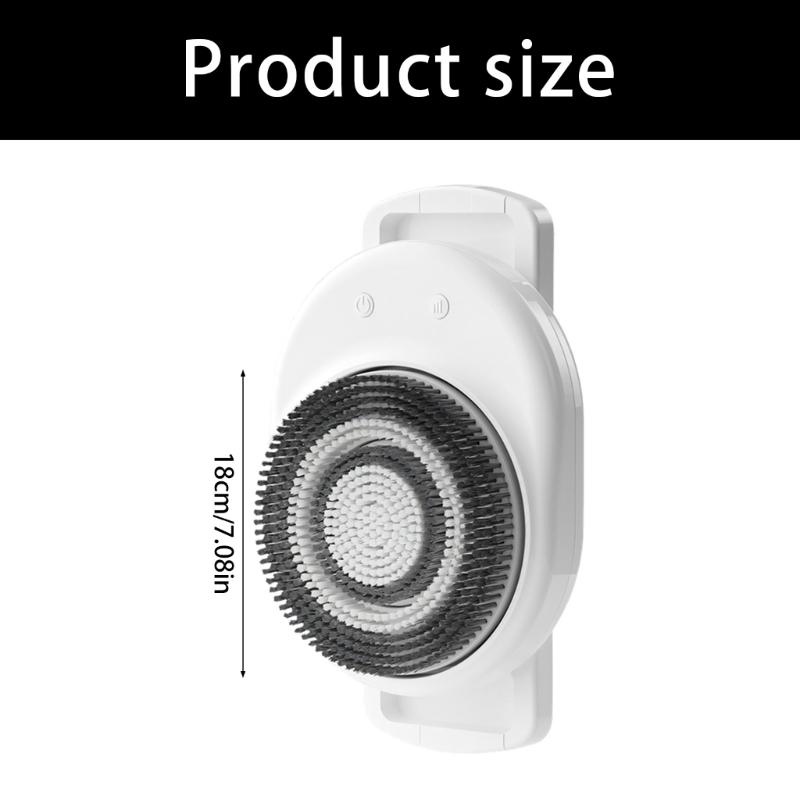 IPX7 Water Resistant Automatic Back Cleaner Offering 3 Level Configuration And Secure Feature For Gentle Dermocare