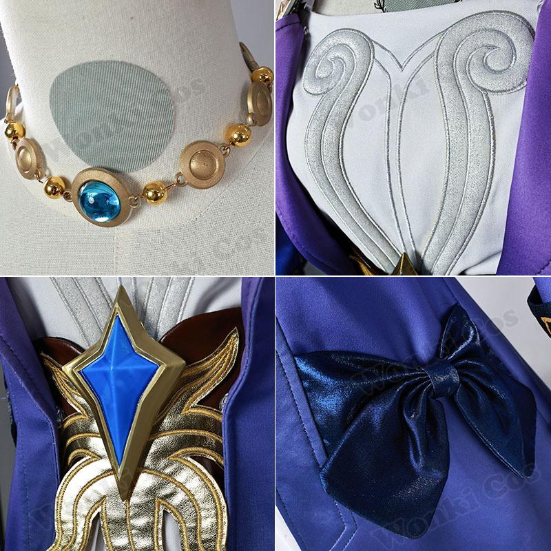 Star Rail Cyrene Cosplay Costume Pink Wig Hair Game Cyrene Cosplay Shoes For Women Role Play Halloween Outfits