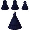 Dickensian Vintage Dress For Women With Spandex Blend Functionality Stage Wear