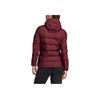 Adidas Solid Color Casual Zip-Up Hooded Long Sleeve Lightweight Warm Down Jacket Women Outerwear Dark-Purple DZ1495