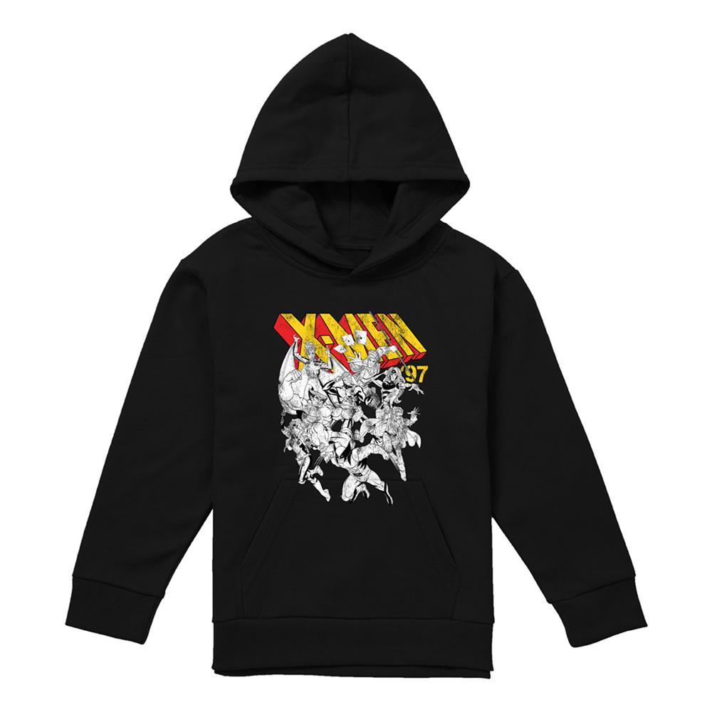 X-Men Childrens/Kids Retro Team Pull Over Hoodie