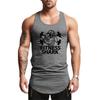 Do The Work  New Arrival Summer Mens Gym Sports Fitness Bodybuilding Workout Fashion Casual Breathable O-neck Printed Tank Top
