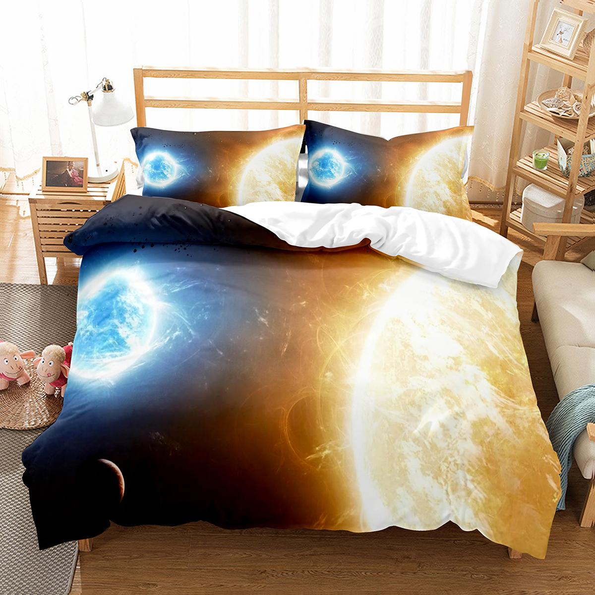 

Sun Pattern Duvet Cover Set Bohemian Bedding For Teens Adults Double Single Full Size With Pillowcase EU single(135x200cm)